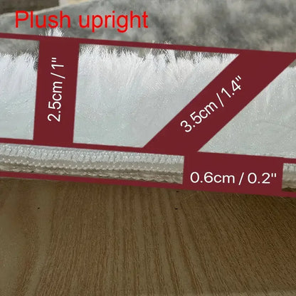 VIKAMA Soft Fluffy Long Pile Machine Washable Area Rug