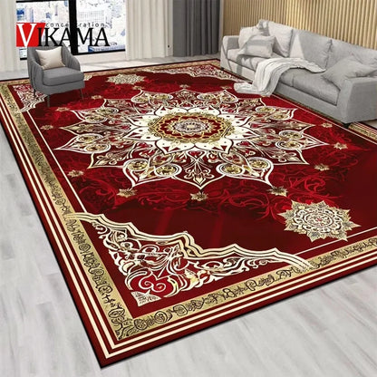 VIKAMA Persian Red Luxury Velvet Rug