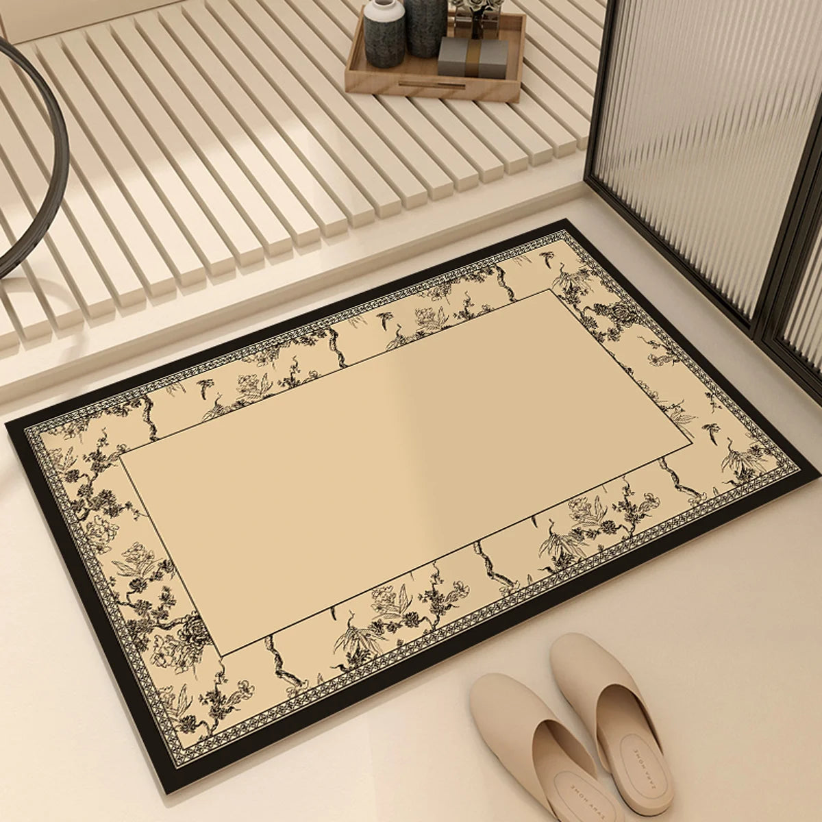 French Diatom Mud Bathroom Non-Slip Floor Mat