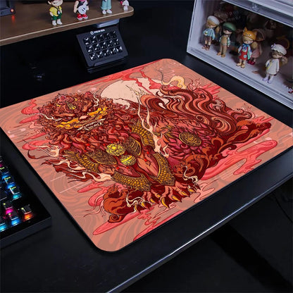 Chinese Dragon & Tiger Gaming Mouse Pad Desk Mat