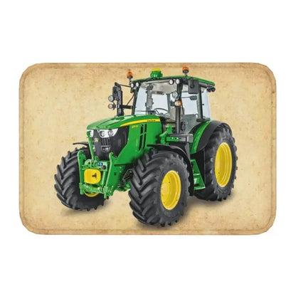Funny Tractor Design Non-Slip Doormat Kitchen Bathroom Balcony Entryway Floor Mat Rug Home Decor