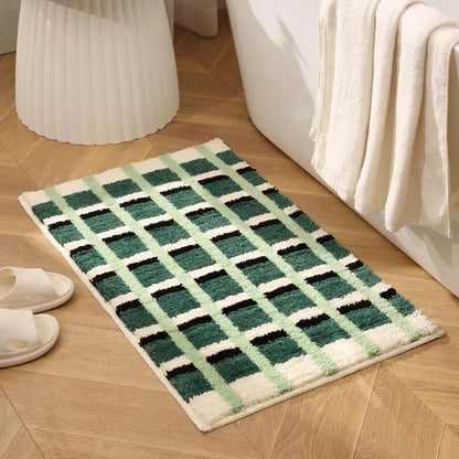Bedside Thickened Carpet Bedroom Rug Sofa Cushion Bay Window Mat Bathroom Absorbent Non-Slip Floor Rug Home Decor