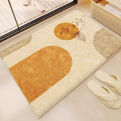 Panda cartoon absorbent non-slip bath mat