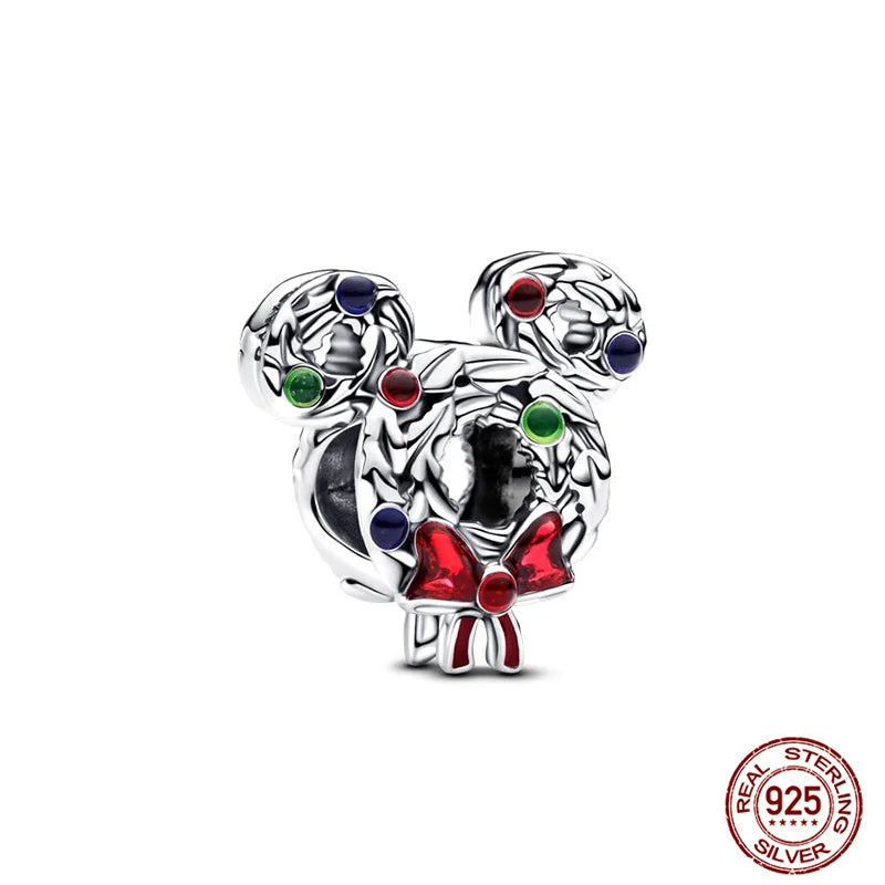 Disney S925 Sterling Silver Charm Beads For Women Bracelet