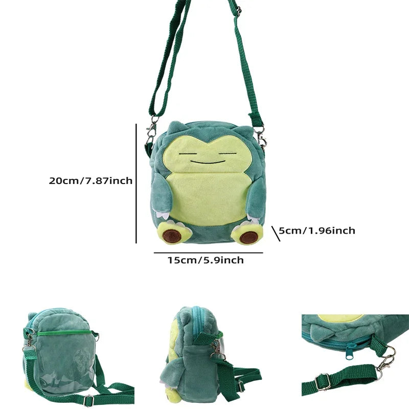 Pokemon Character Plush Backpack Anime Shoulder Bag Toy