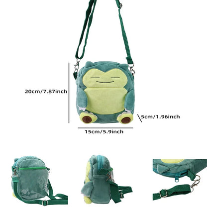 Pokemon Character Plush Backpack Anime Shoulder Bag Toy