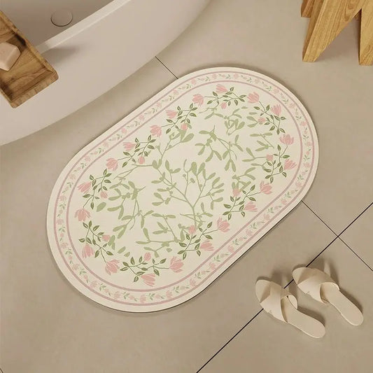 Diatom Mud Bathroom Absorbent Non-Slip Mat
