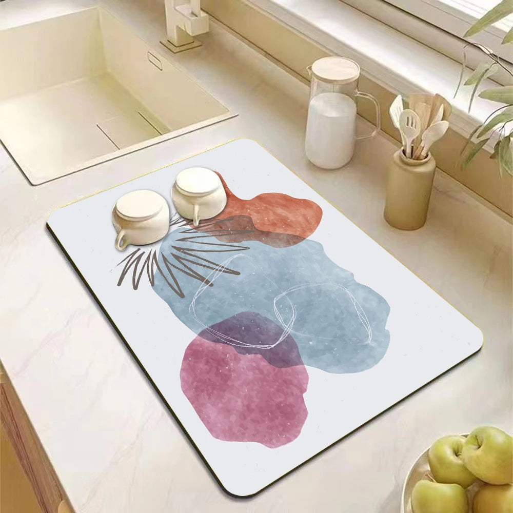 Kitchen Antiskid Dish Draining Mat
