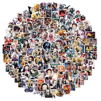 Demon Slayer Anime Cartoon Sticker Set 100 200 Pieces