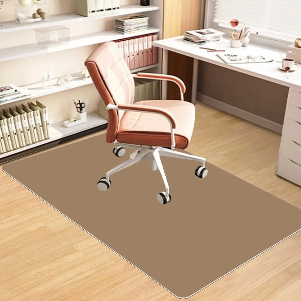 VIKAMA Scandinavian Office Carpet Non-Slip Stain-Resistant Wheelchair Study Floor Mat Home Decor