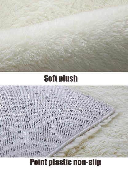 Ultra-Soft Fluffy Living Room Area Rug