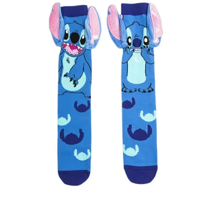 Disney Stitch Funny Cartoon Cotton Socks For Men Women