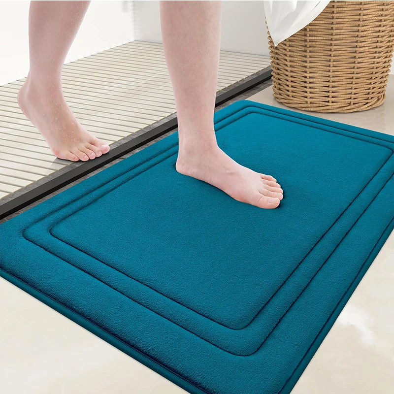 Olanly Memory Foam Soft Non-Slip Bath Mat