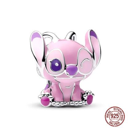 Disney S925 Sterling Silver Charm Beads For Women Bracelet