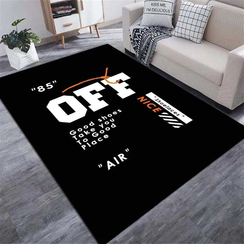 Drum Music Room Sound-Absorbing Anti-Slip Area Rug