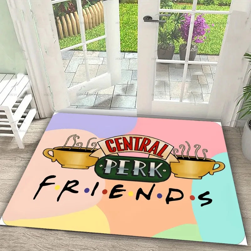 Central Perk Friends Coffee Logo Door Mat