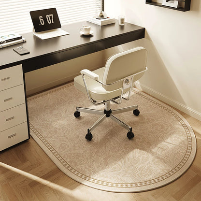 VIKAMA Computer Chair Non-Slip Floor Mat Bedroom Study Under Desk Chair Protection Carpet