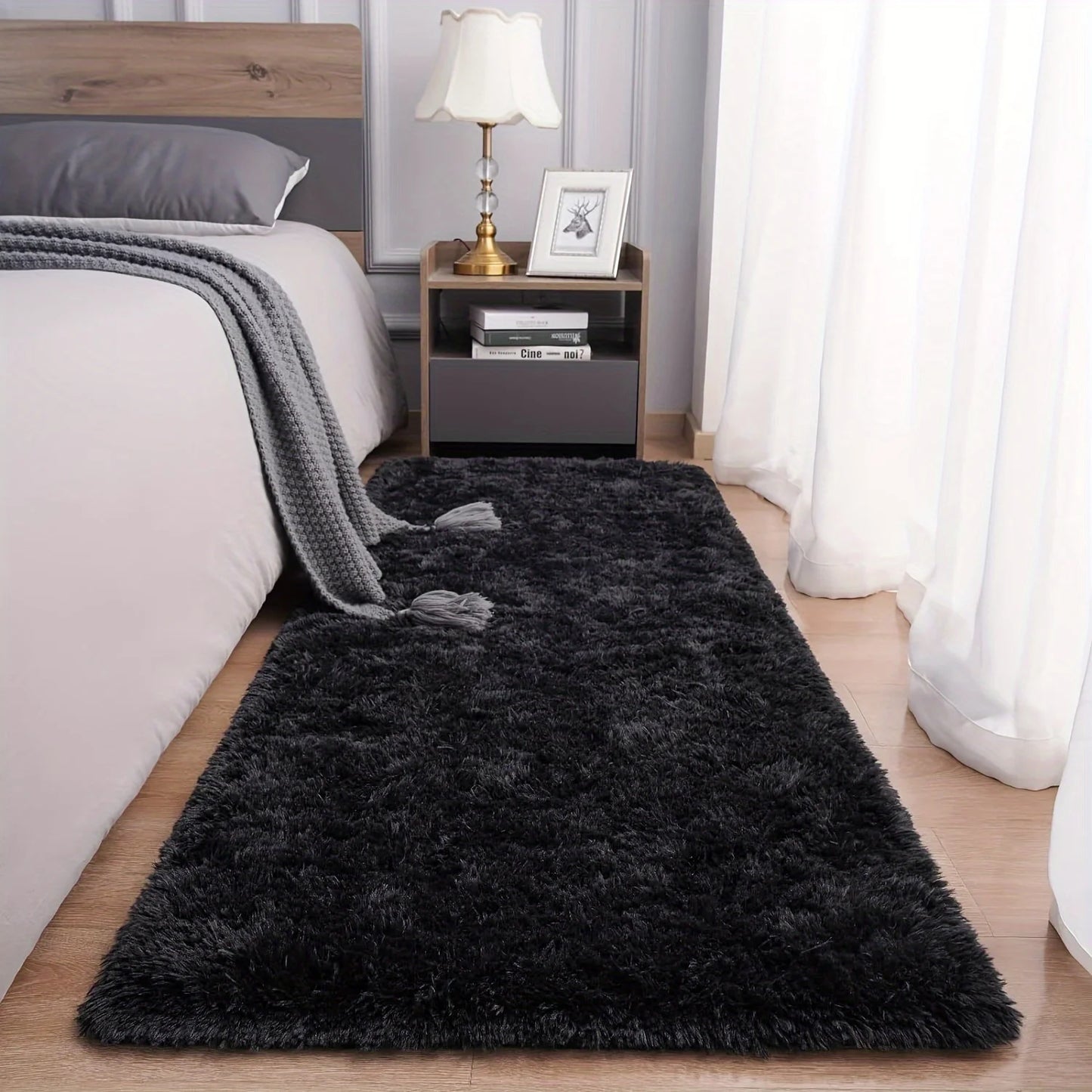 VIKAMA Ultra-Soft Washable Plush Area Rug
