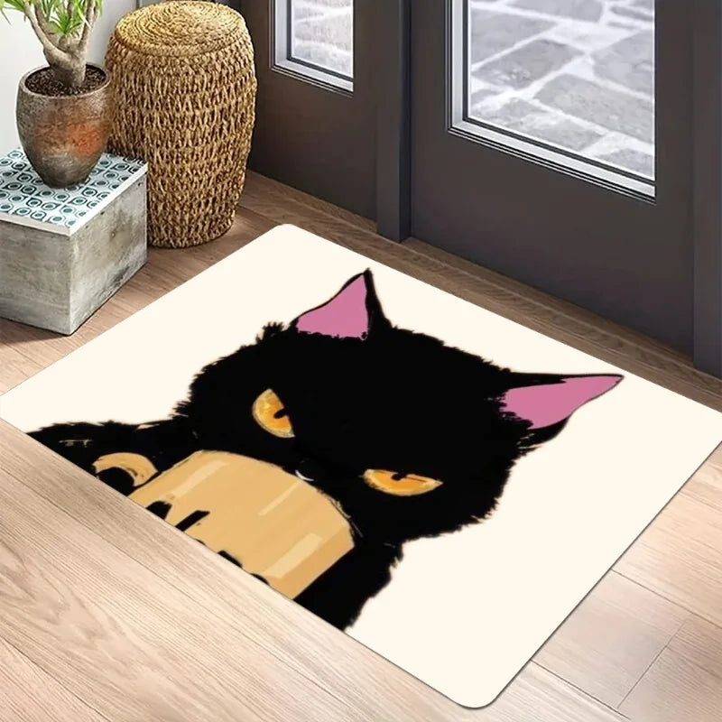 Sassy “Go Away” Cat Welcome Doormat