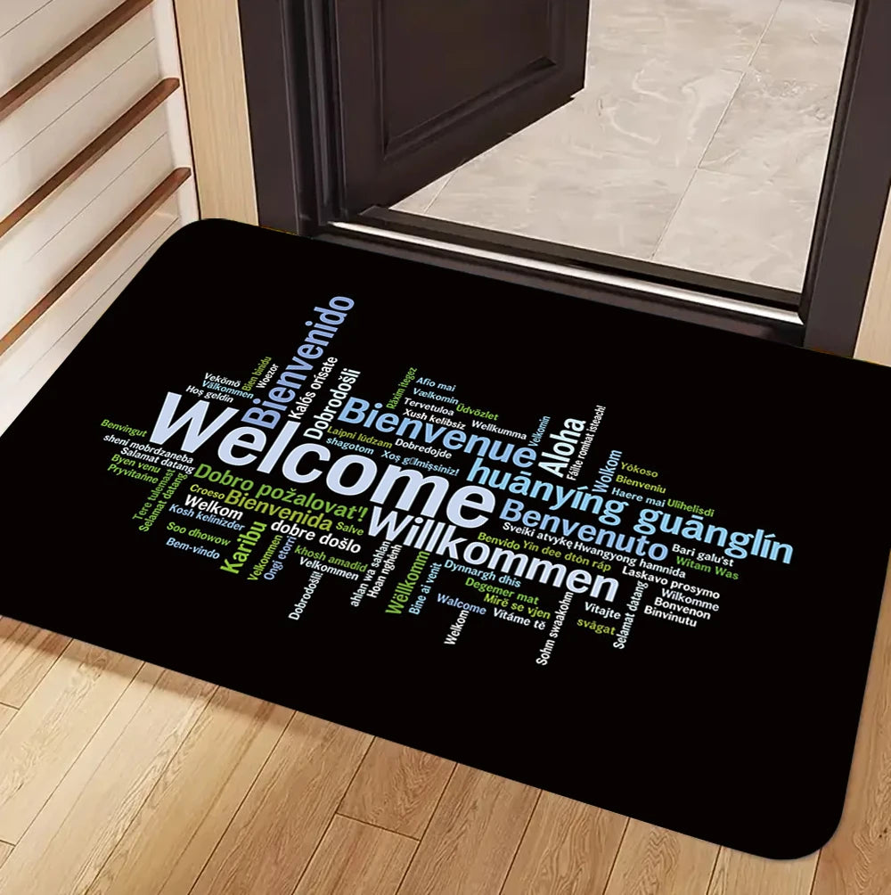 Friends Theme Welcome Entryway Rug