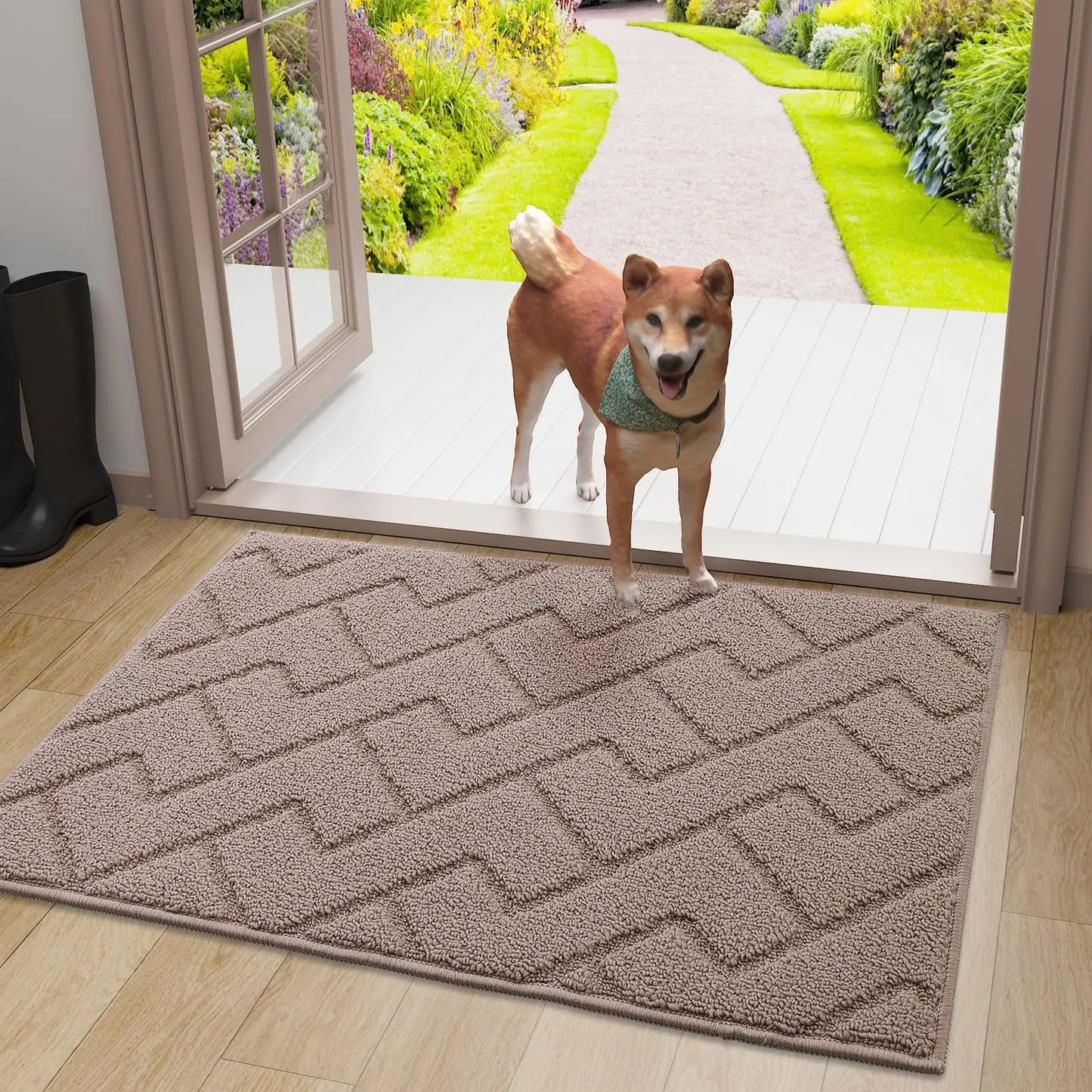 Olanly Washable Non-Slip Entry Door Mat