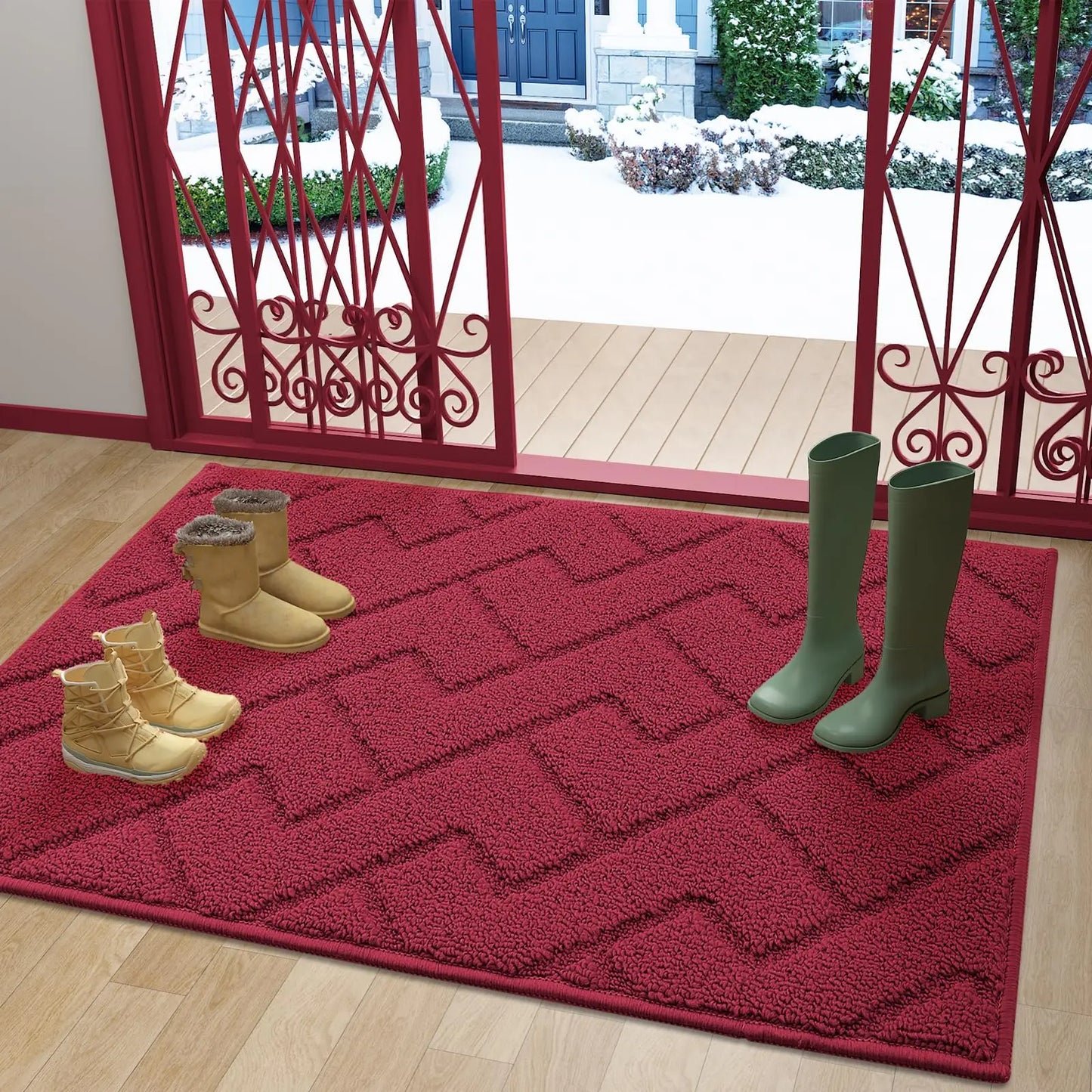 Olanly Washable Non-Slip Entry Door Mat