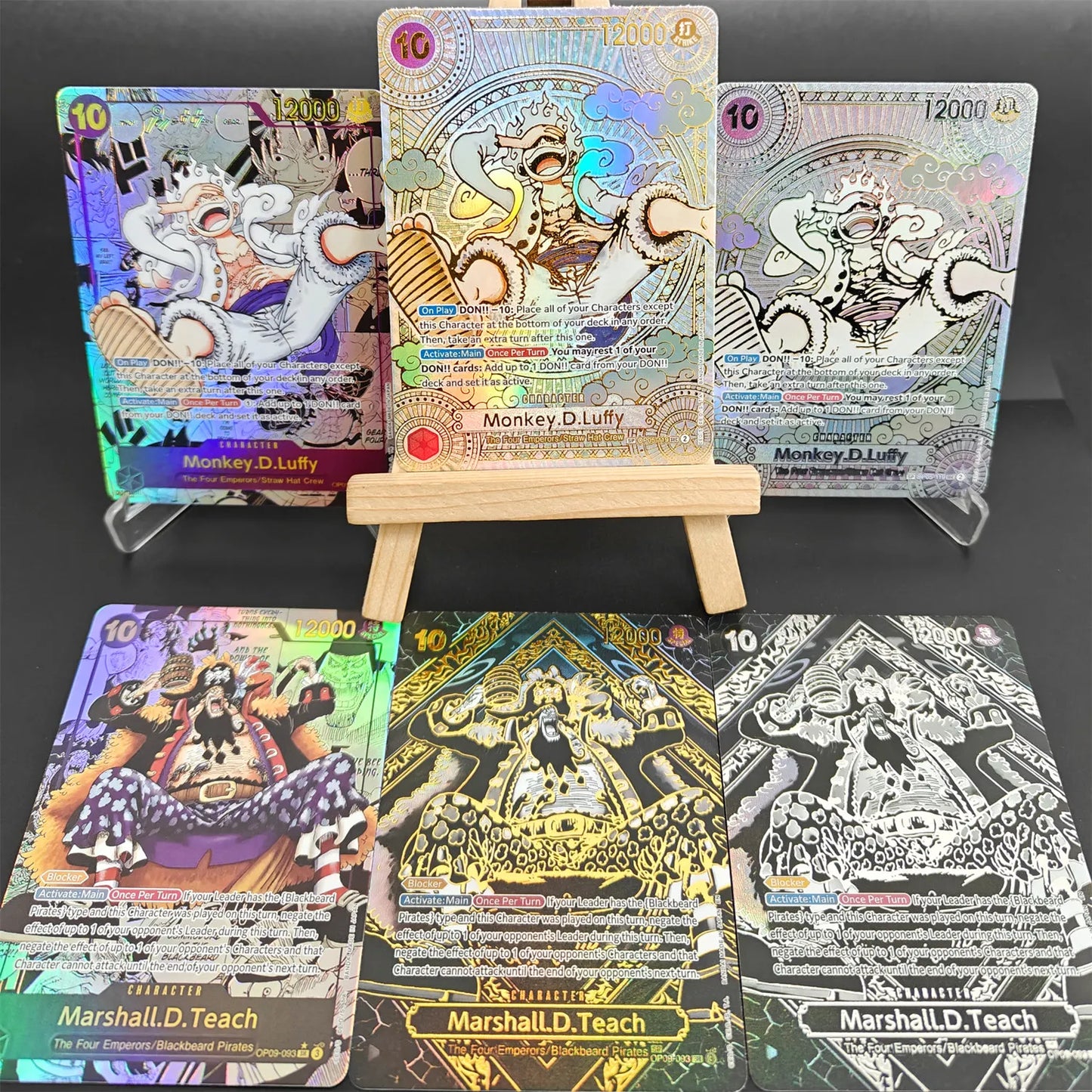 One Piece Gold Manga Luffy Teach SEC Card Set