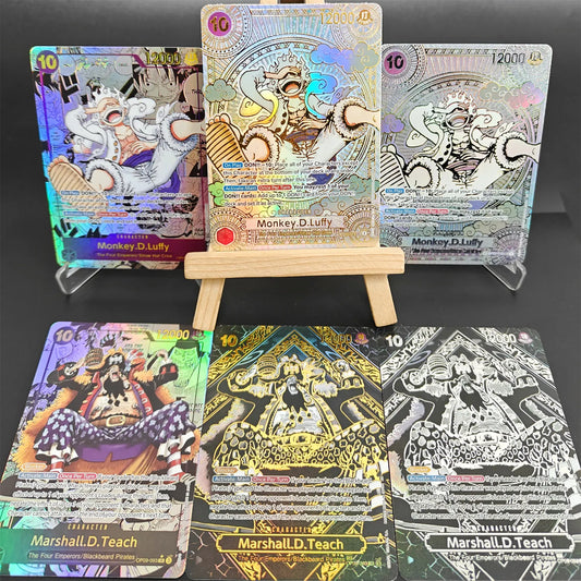 One Piece Gold Manga Luffy Teach SEC Card Set