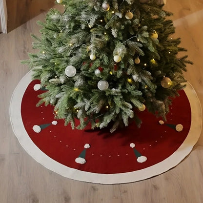 Vikama Christmas Decorations Tree Skirt with Santa Hat Design Holiday Vibes Galore Christmas Decorations