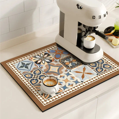 VIKAMA Diatom Coffee Kitchen Drying Mat