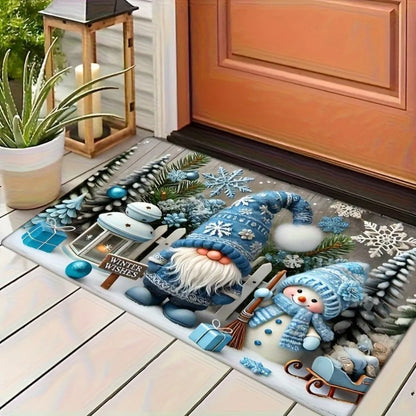 VIKAMA Christmas Snowman Anti-Slip Absorbent Mat