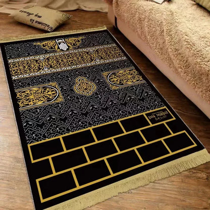 VIKAMA Portable Prayer Mat Foldable Kneeling Rug Indoor Outdoor Pilgrimage Mat Family Use Travel Prayer Carpet