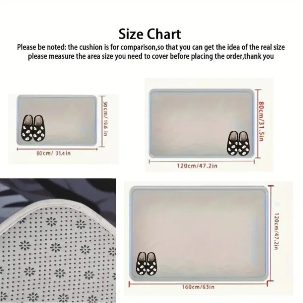 Pet Friendly Paw Print Door Mat