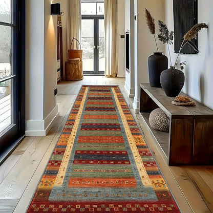 Festive snowflake Christmas runner rug for hallway and home decor
