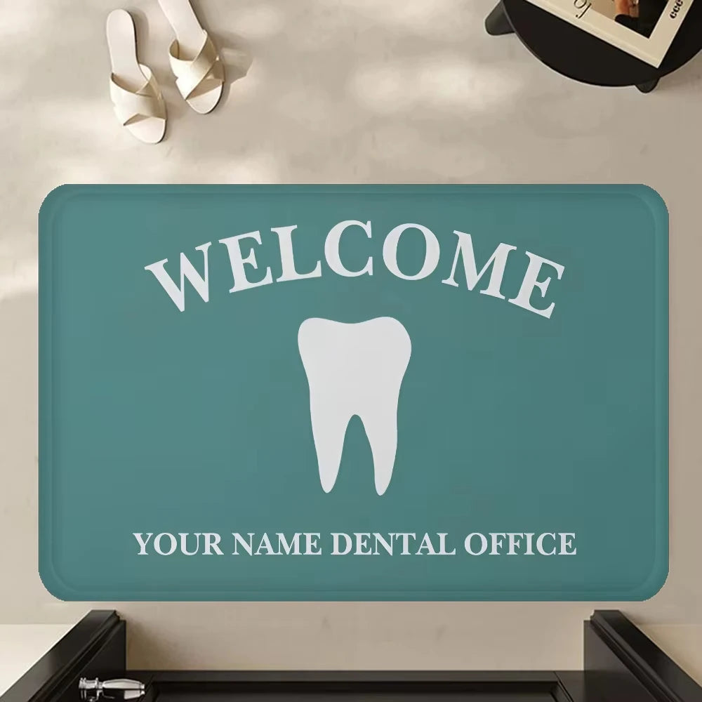 VIKAMA Dentist Teeth Welcome Doormat