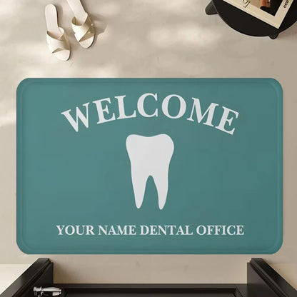 VIKAMA Dentist Teeth Welcome Doormat