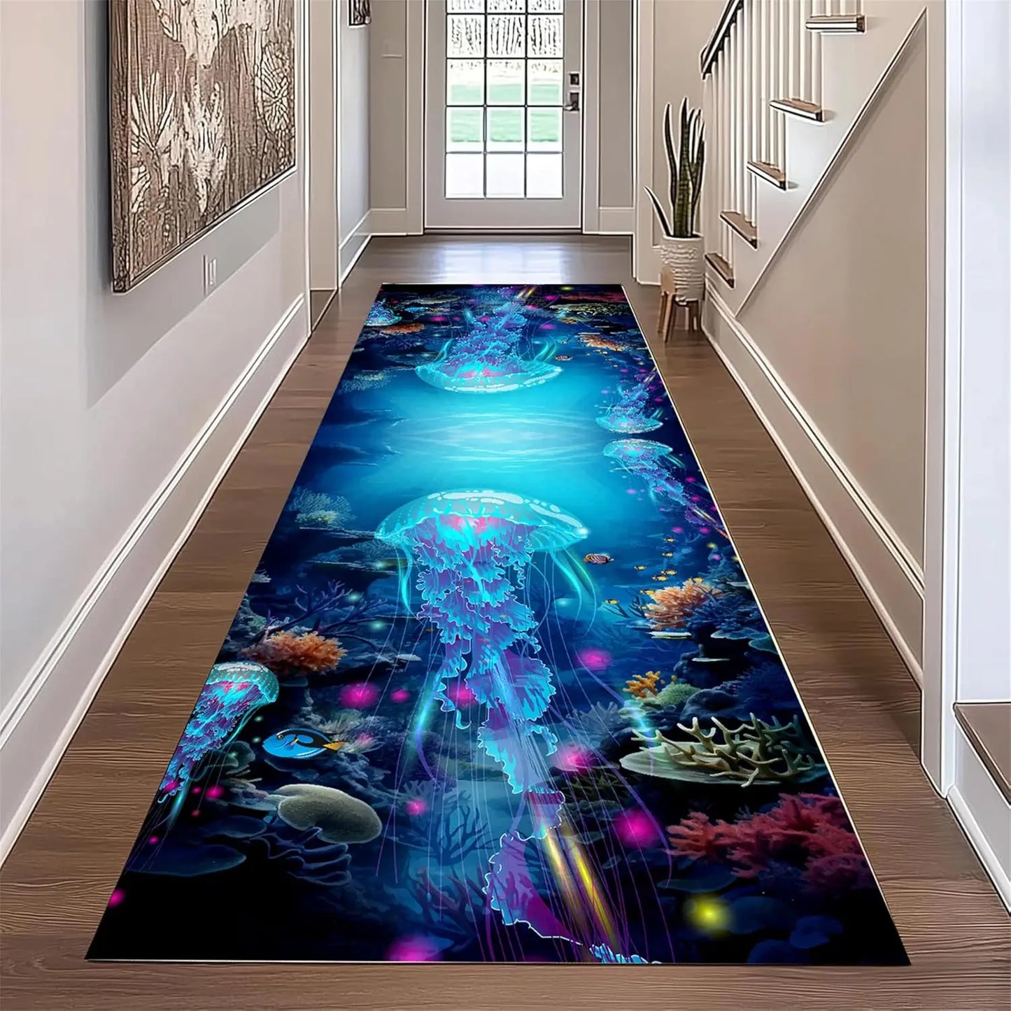 Ocean Coral Reef 3D Runner Rug