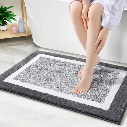Olanly Microfiber Soft Non-Slip Bath Mat