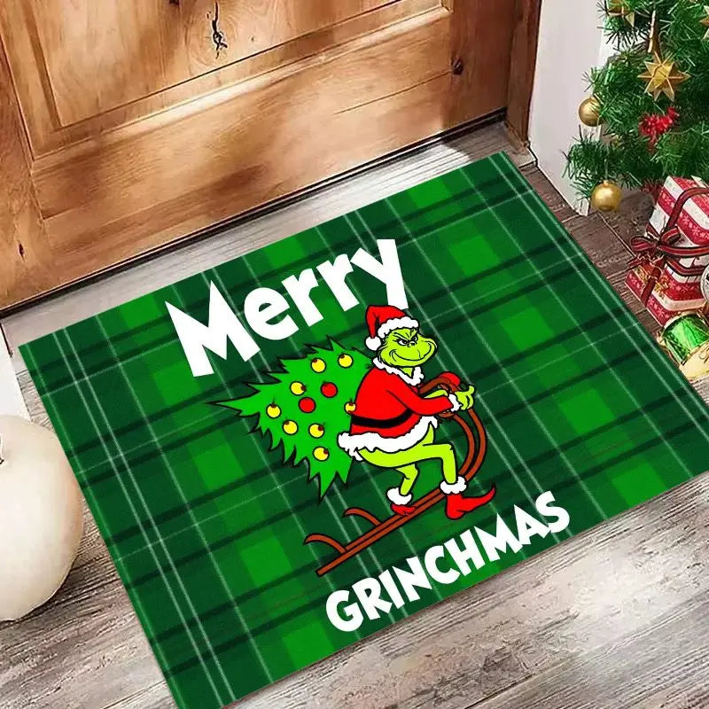VIKAMA Christmas Santa Anti-Slip Absorbent Mat