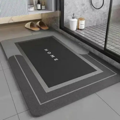VIAKAM Diatomite Bathroom Mat Water-Absorbent Non-Slip Doorway Floor Rug Entrance Foot Mat Home Decor