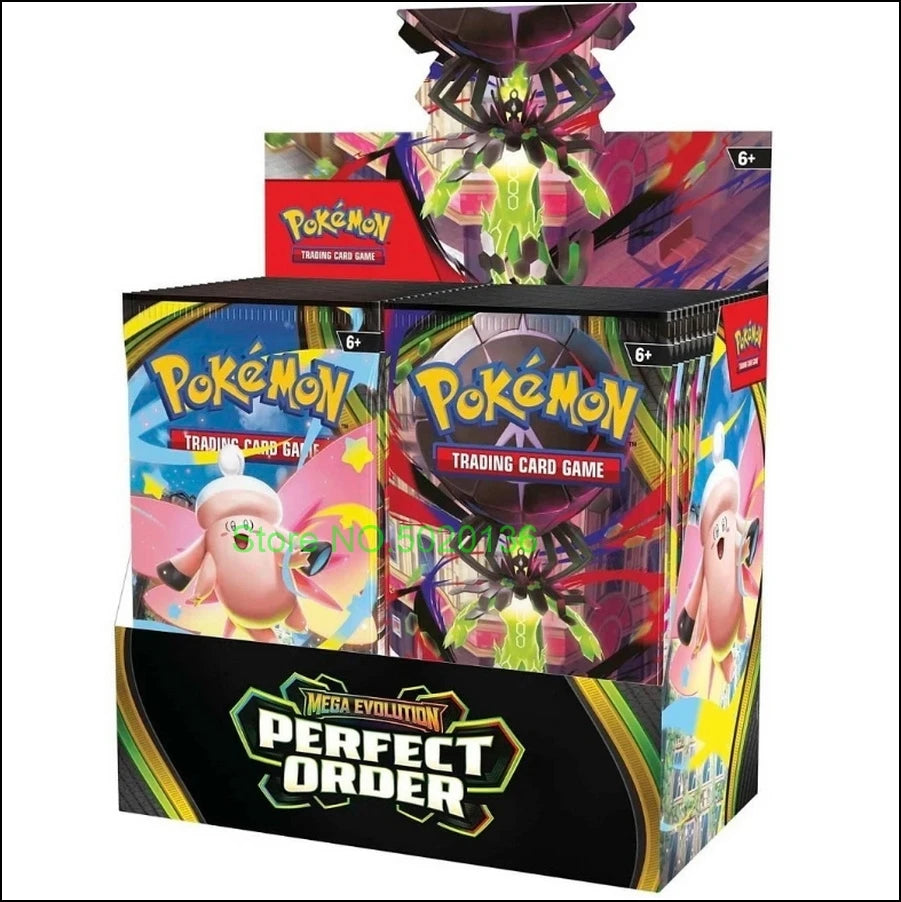 Pokemon Toys Mega Evolution Chaos Rising Booster Display Cards