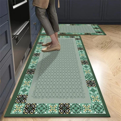 VIKAMA Anti-Slip Kitchen & Entrance Floor Mat Set