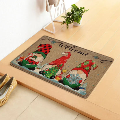 VIKAMA Merry Christmas Non-Slip Welcome Doormat