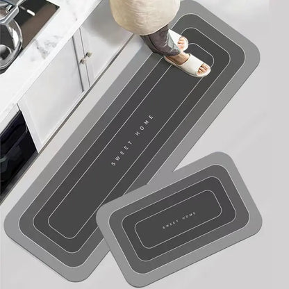 Kitchen Floor Mats Waterproof Non-slip Dirt-Resistant Foot Mats Household Mats Entry Door Doormat Carpet