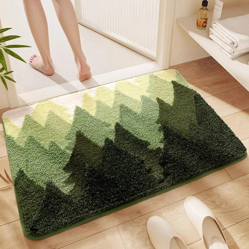 Dajiang Bathroom Floor Mat Non-Slip Strong Absorbent Carpet