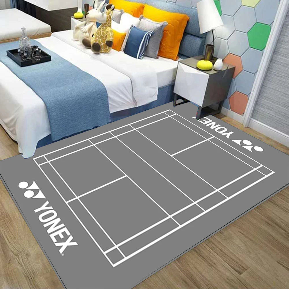 VIKAMA Badminton Sports Non-Slip Area Rug