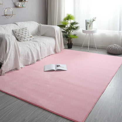 VIKAMA Coral Non-Slip Bedroom & Living Room Area Rug