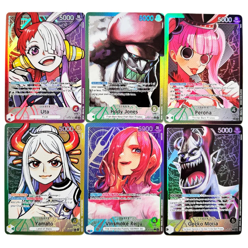 One Piece English Leader Character Card Collection Set