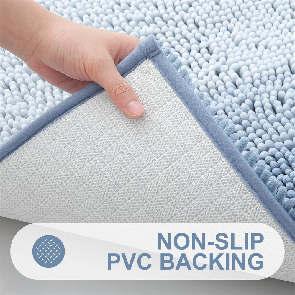 Olanly Chenille Thick Absorbent Bath Rug