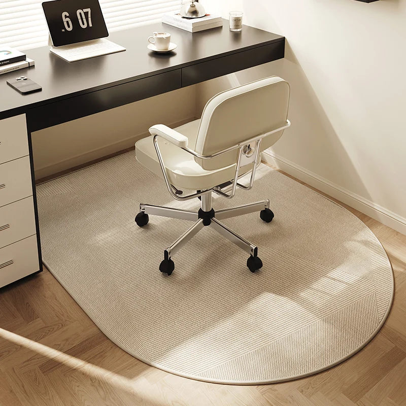 VIKAMA Computer Chair Non-Slip Floor Mat Bedroom Study Under Desk Chair Protection Carpet